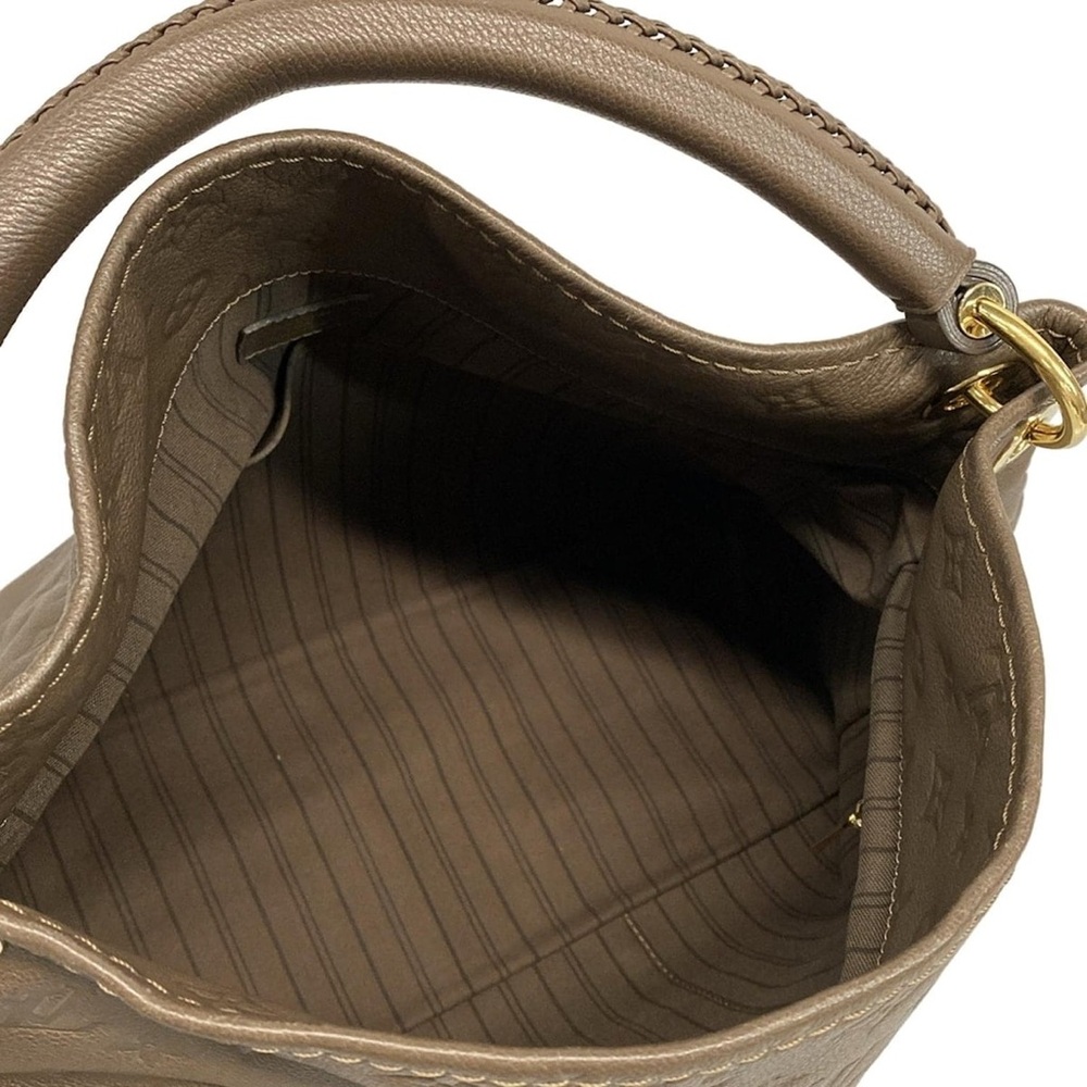 Authentic Louis Vuitton Artsy MM Terre Brown empreinte leather $3800 MSRP - Picture 9 of 14